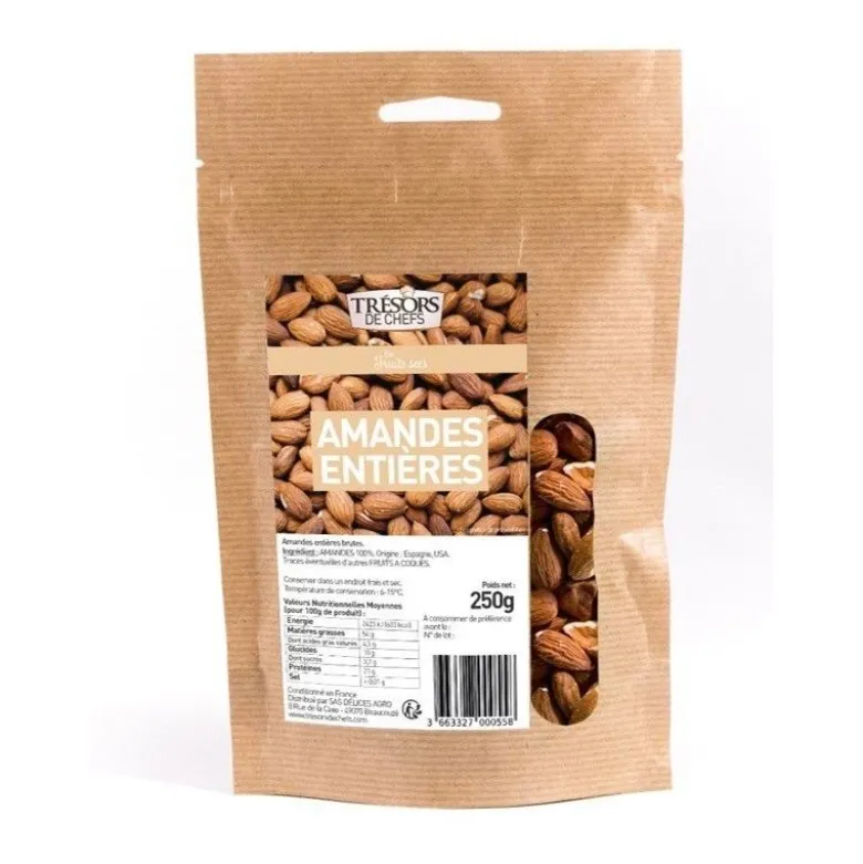 Amande entière 250g - Trésors de Chefs