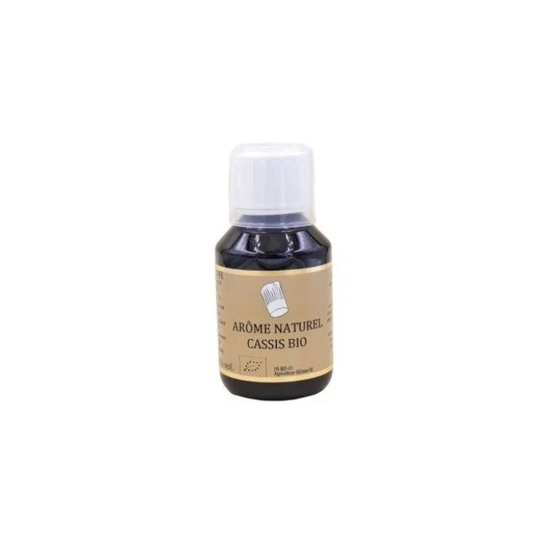 Arôme alimentaire BIO naturel cassis 115ml - Selectarome