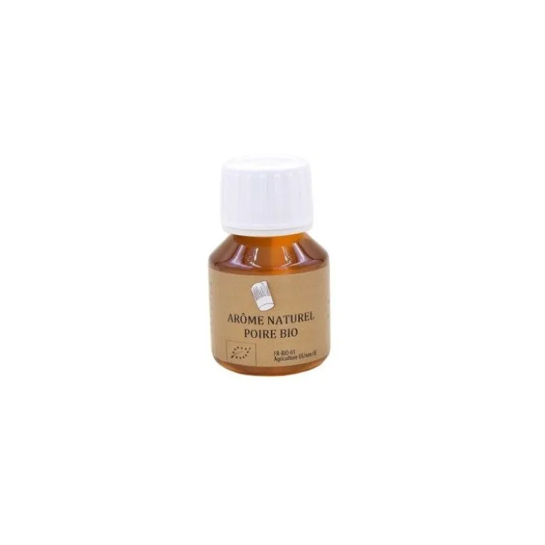 Arôme alimentaire BIO naturel poire 58ml - Selectarome