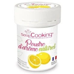 Arôme en poudre naturel Citron 15g - ScrapCooking