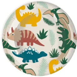 Assiette Dino x8 - ScrapCooking