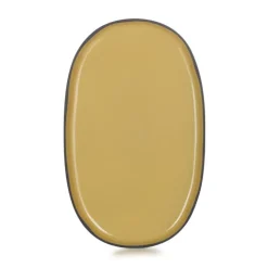 Assiette ovale 35cm Curcuma - Revol