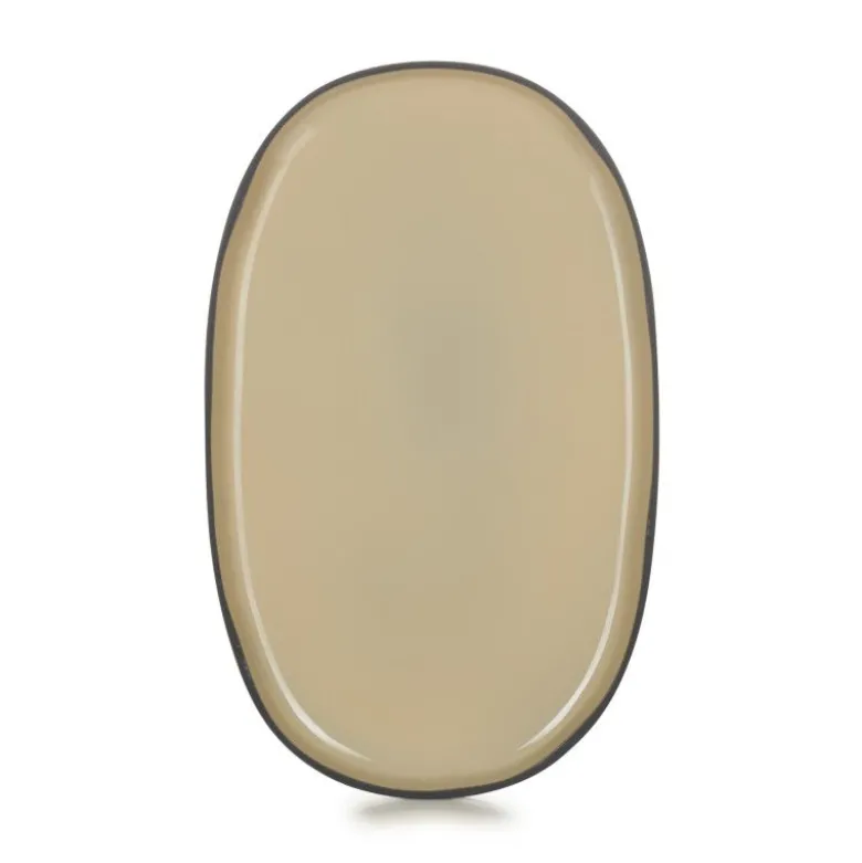 Assiette ovale 35cm Muscade - Revol