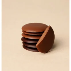 Assortiment Palets Chocolat Noir Guanaja et Lait Praliné Pécan 80 g - Valrhona