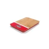 Balance de cuisine rouge et bambou - Pebbly