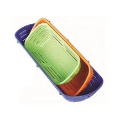 Banneton rectangle plastique bleu 1500g - Mallard Ferriere