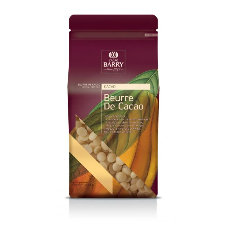 Beurre de Cacao en Pistoles 1kg - Cacao Barry