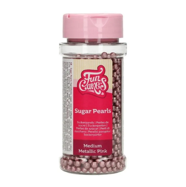 Bille de sucre Rose métal 80g - FunCakes