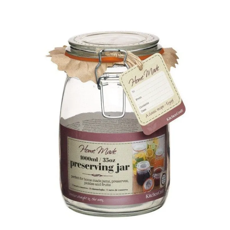 Bocal à conserve en verre 1L Home Made - Kitchen Craft