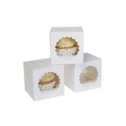 Boite à cupcake blanche x3 - House of Marie