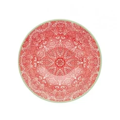 Bol Buddha Bowl céramique Damas rouge - Kitchen Craft