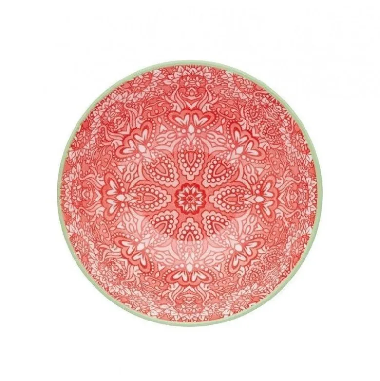 Bol Buddha Bowl céramique Damas rouge - Kitchen Craft