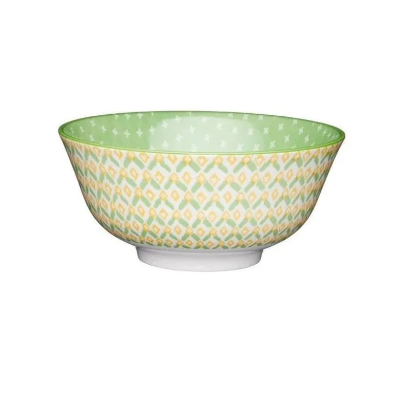 Bol Buddha Bowl céramique géométrique vert - Kitchen Craft
