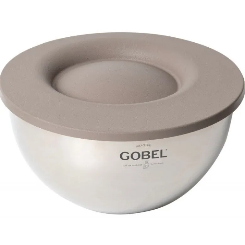 Bol cul de poule avec base-couvercle 24 cm – Gobel