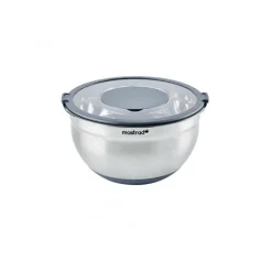 Bol inox 20cm + couvercle anti-projection - Mastrad