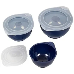 Bol à mixer avec couvercle x3 - Wilton