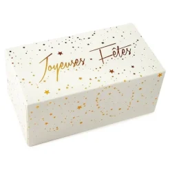 Boîte à bûche Noël 35cm - Chevalier
