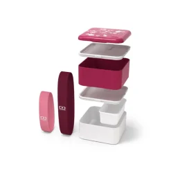 Boîte bento carrée MB Square graphic Magnolia - Monbento