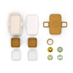 Boîte Bento enfant MB Tresor Jaune Moutarde - Monbento