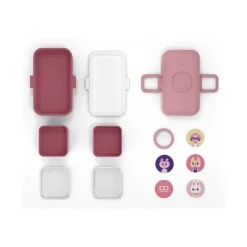 Boîte Bento enfant MB Tresor Rose Blush - Monbento