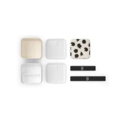 Boîte bento MB Square graphic Plume - Monbento