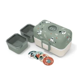 Boîte Bento MB Tresor Vert Raccoon - Monbento