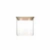 Boîte conservation verre et bambou 0,8L - Pebbly