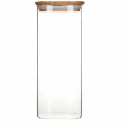 Boîte conservation verre et bambou 2,2L - Pebbly
