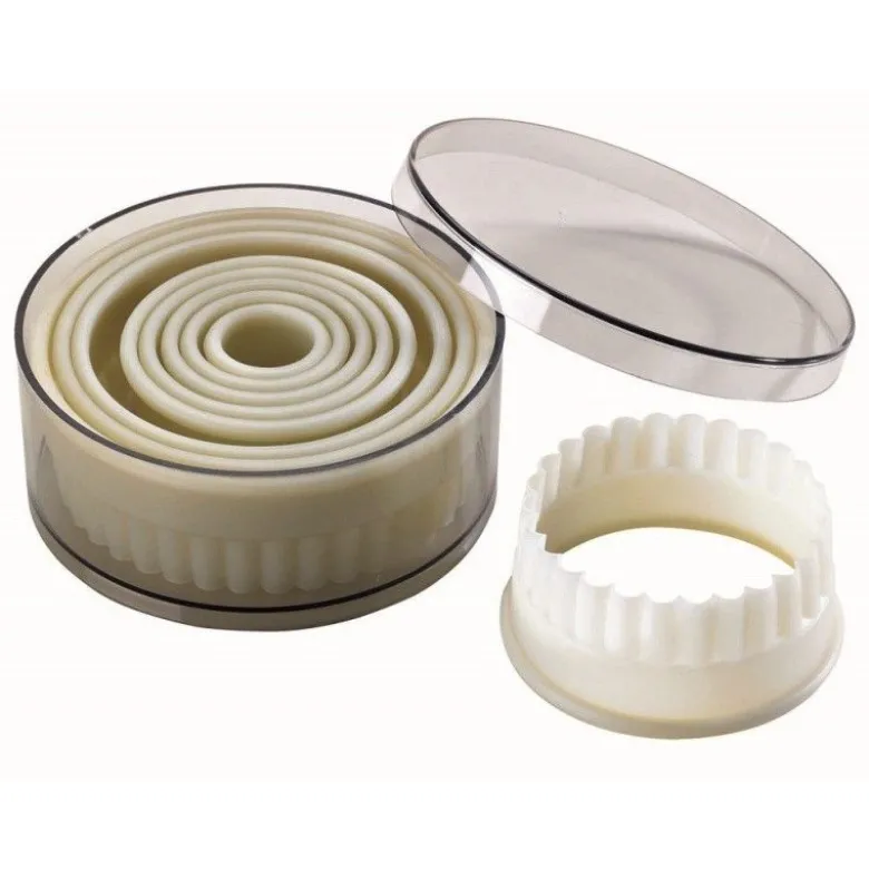 Boîte découpoir rond cannelé polyglass x9