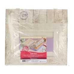 Boîte à gâteau rectangle Pure 36x25cm x2 - FunCakes