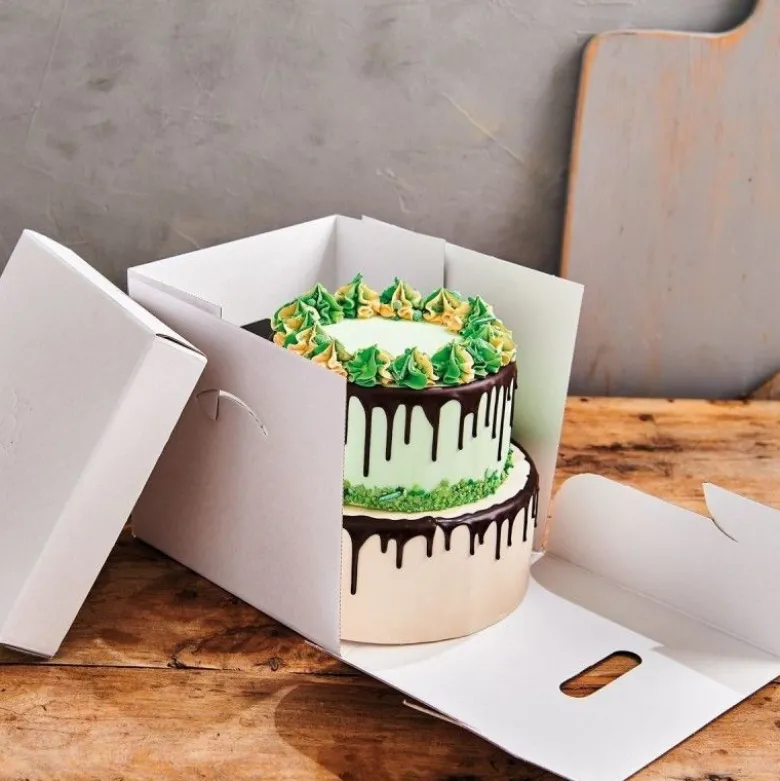 Boîte à Gâteaux carré 25cm H25cm - FunCakes