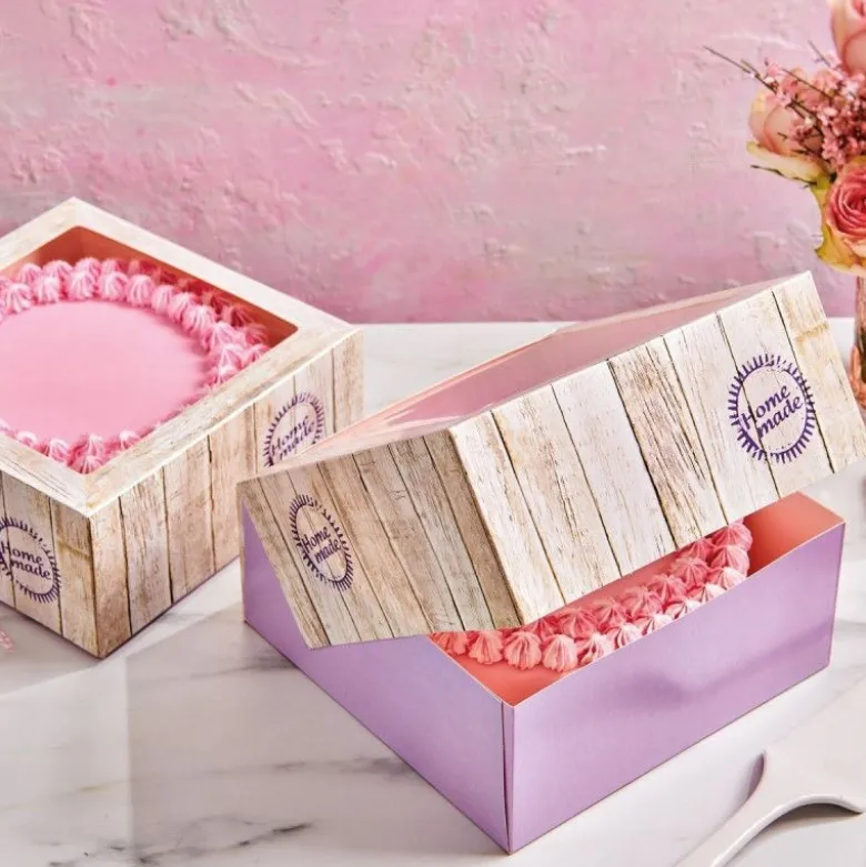 Boîte à gâteaux 32cm H11,5cm Pure x2 - FunCakes