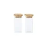 Boîtes conservation verre et bambou 320ml x2 - Pebbly