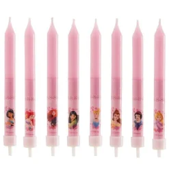 Bougie anniversaire Princesse Disney x8