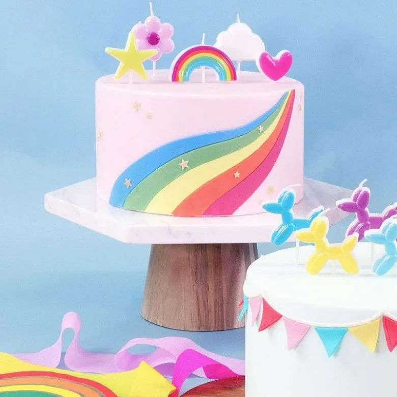 Bougie Arc-en-ciel x5 - PME