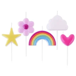 Bougie Arc-en-ciel x5 - PME