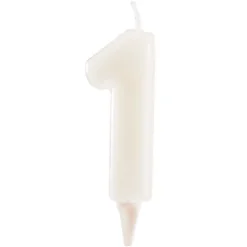 Bougie chiffre 1 fluorescente - DeKora