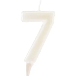 Bougie chiffre 7 fluorescente - DeKora