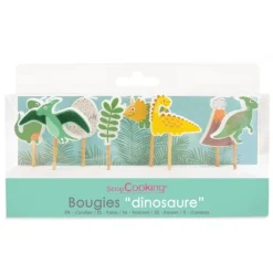 Bougie Dinosaure x8 - ScrapCooking