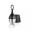 Boule a thé flottante inox et silicone noire - Adhoc