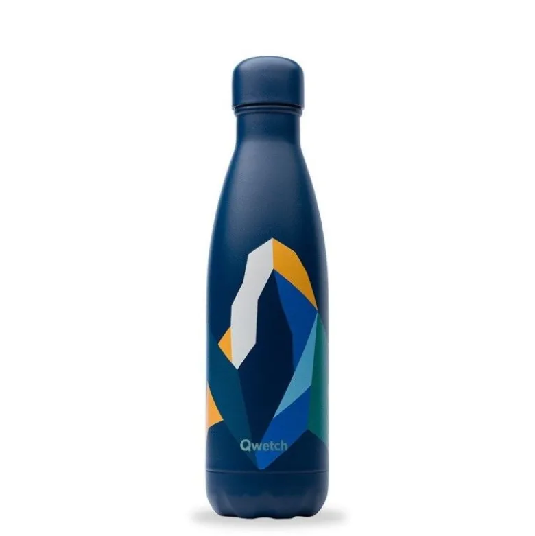 Bouteille isotherme Altitude x Séverine Dietrich Bleu 500ml - Qwetch