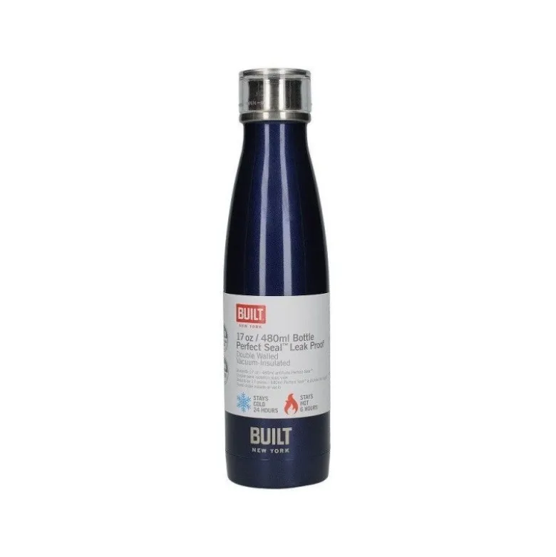 Bouteille isotherme bleu nuit 500ml - Built
