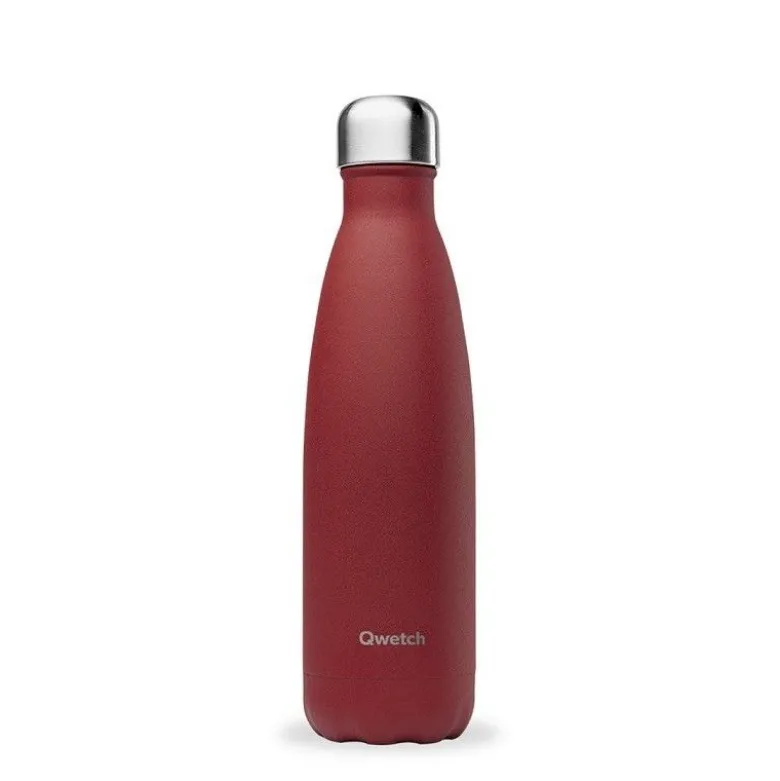 Bouteille isotherme Granite Rouge Piment 500ml - Qwetch