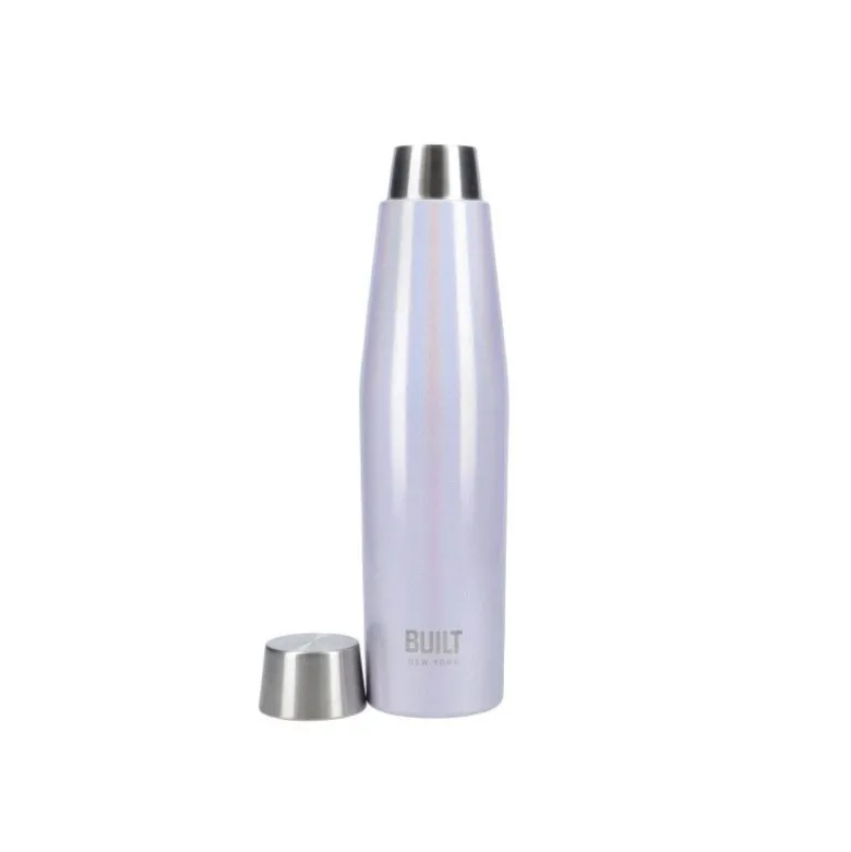 Bouteille isotherme Lilas irisé 540ml - Built
