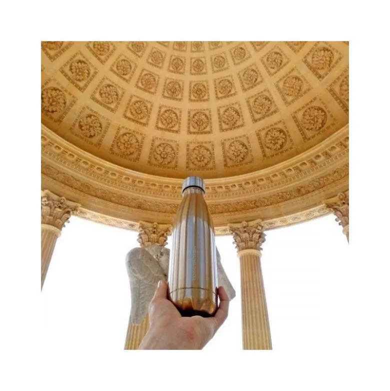 Bouteille isotherme 500ml Or Pailletée - Yoko Design