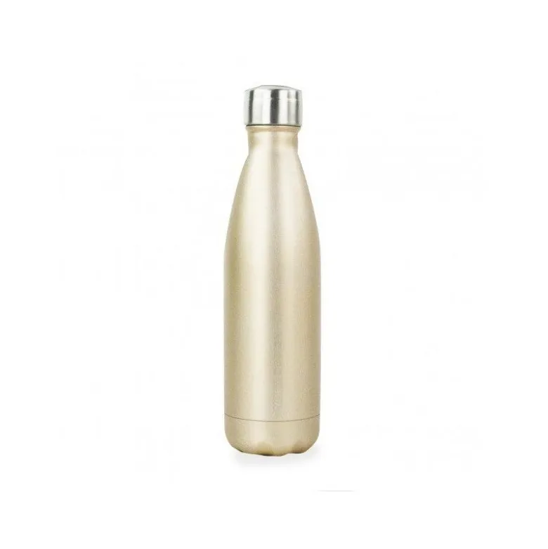 Bouteille isotherme 500ml Or Pailletée - Yoko Design