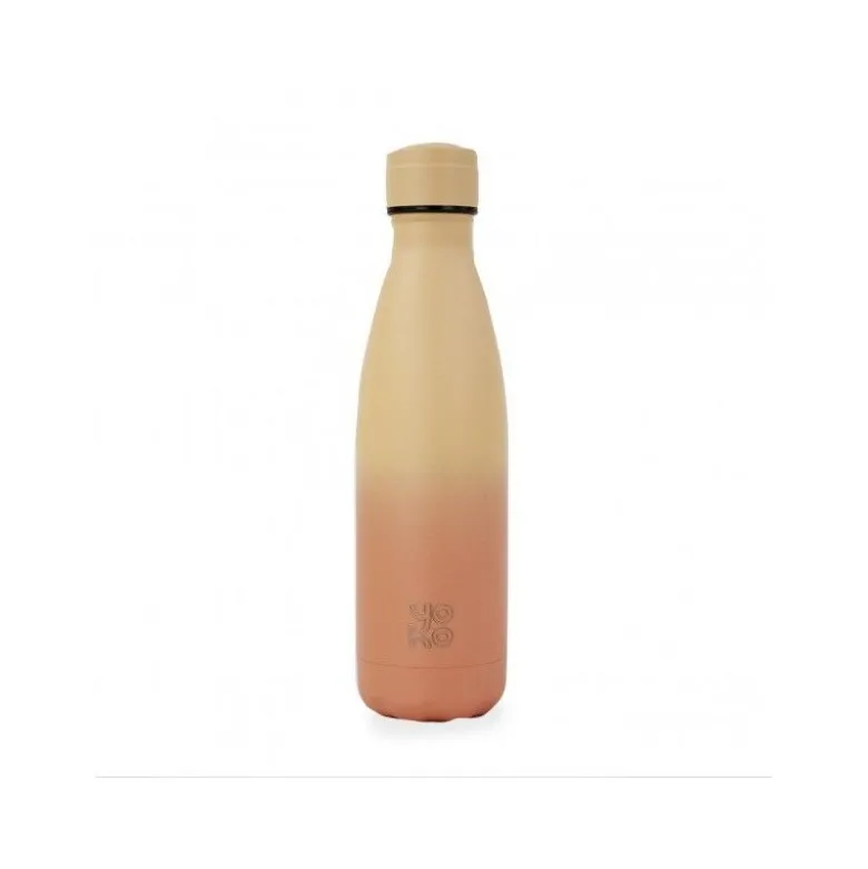 Bouteille isotherme 500ml Sorbet Pêche - Yoko Design