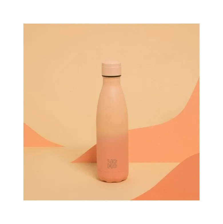 Bouteille isotherme 500ml Sorbet Pêche - Yoko Design