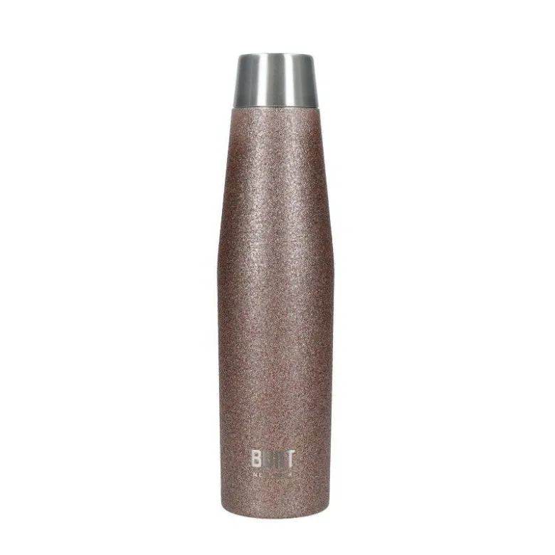 Bouteille isotherme Or rose à paillettes 540ml - Built