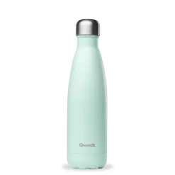 Bouteille isotherme Pastel vert 500ml - Qwetch